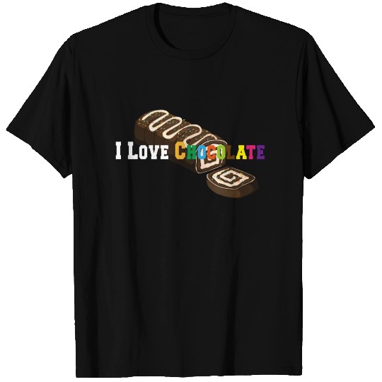 I Love Chocolate, Choco Lover and Eater Addiction T-shirt