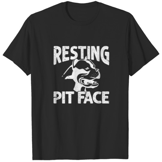 Discover Dog Resting Pit Face T-shirt