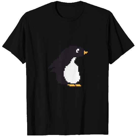 Retro penguin pixelart T-shirt