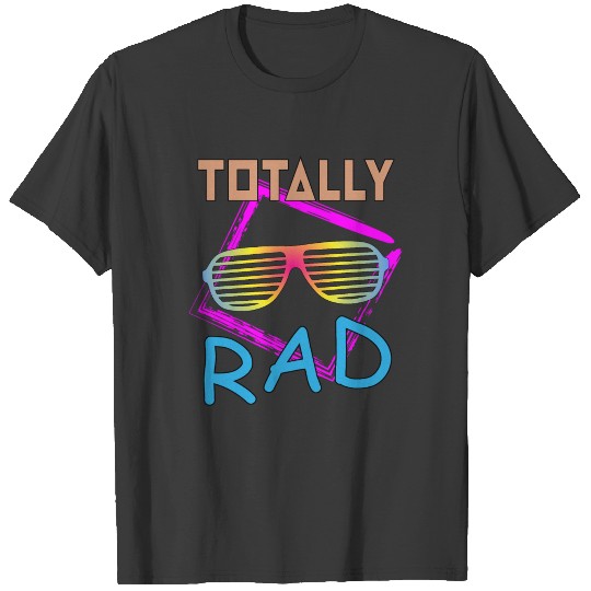 Discover Totally Rad Vintage 1980 Apparel Retro 80s Costume T-shirt