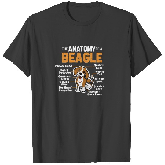 The Anatomy Of A Beagle T-shirt