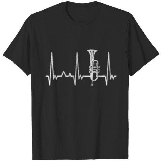 Discover Trumpet Heartbeat T-shirt
