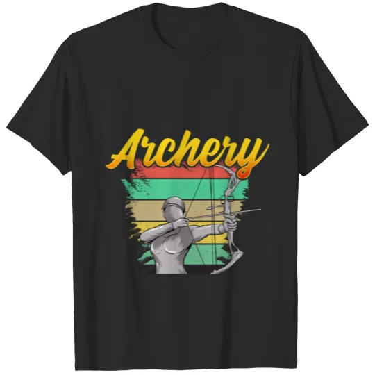 Discover Awesome Archery Shooting Bow Competitive Archer T-shirt