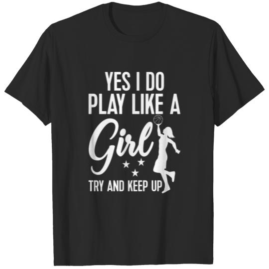 Discover Basketball Woman T-shirt