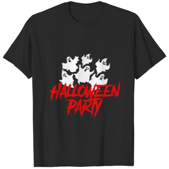 Discover Halloween Party Cute Ghosts Friends T-shirt