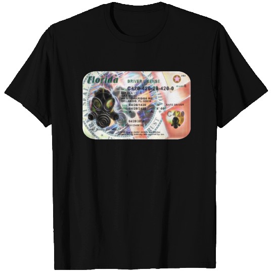 407 FLA GAS MAN - Driver License T-shirt