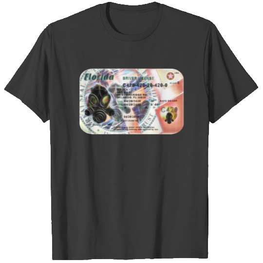 407 FLA GAS MAN - Driver License T-shirt