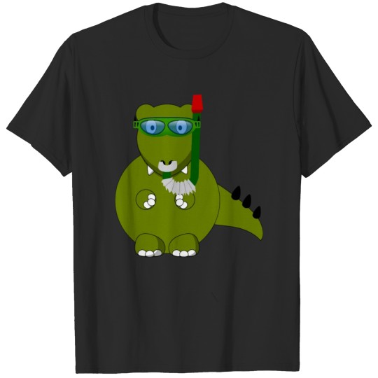 Discover Diving Dinosaur T-shirt