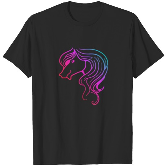 Discover Horse Lovers Horseback Riding Equestrian Colorful T-shirt