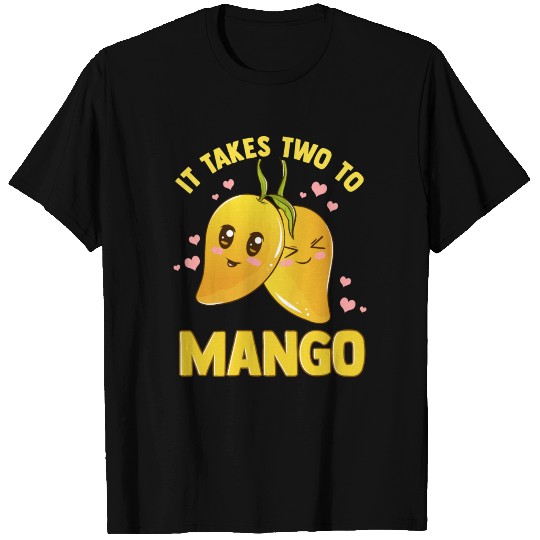 It Takes Two To Mango Funny Fruit Tango Pun T-shirt