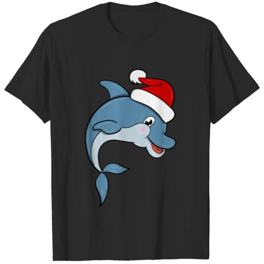 Discover Dolphin: Merry Christmas T-shirt