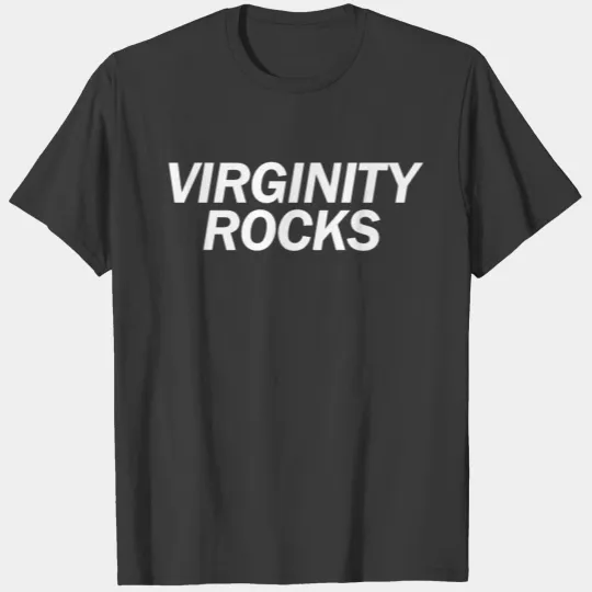 Virginity Rocks - white T-shirt