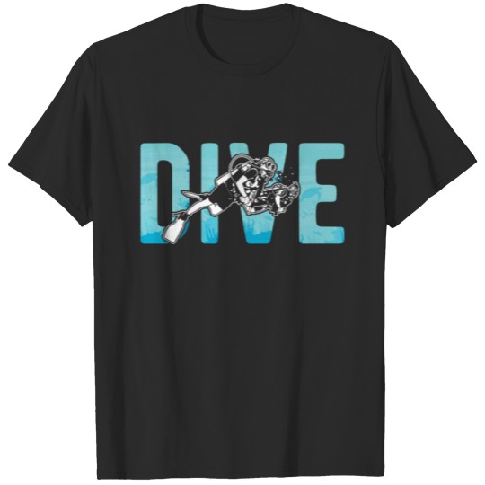 Discover DIVE marine sea ocean water T-shirt