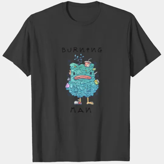 Burning Man Psychedelic Monster T-shirt