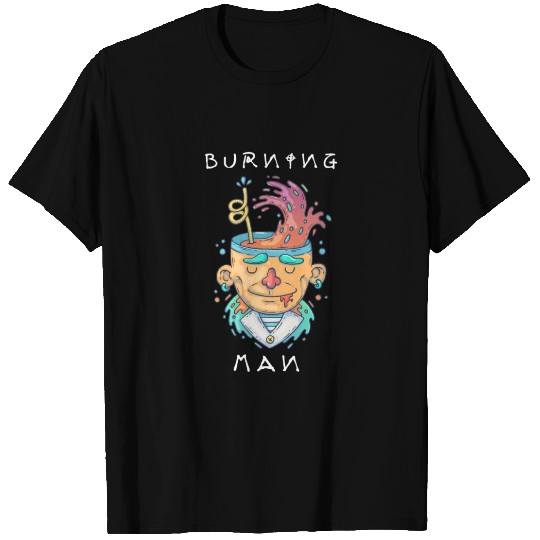 Burning Man Psychedelic T-shirt