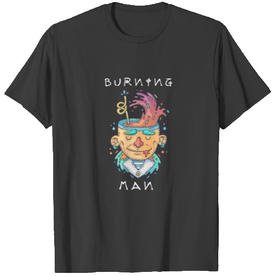 Burning Man Psychedelic T-shirt