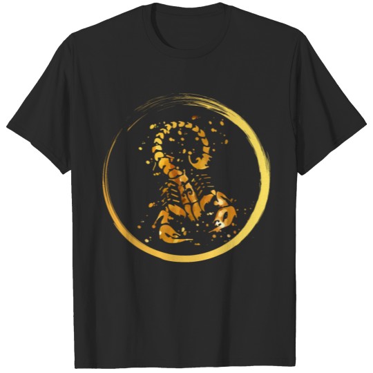Discover colorful scorpion logo T-shirt