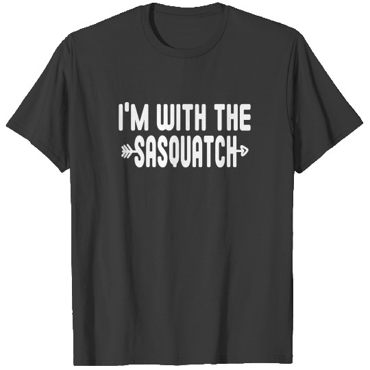 I'm With sasquatch Easy Halloween Costume T-shirt