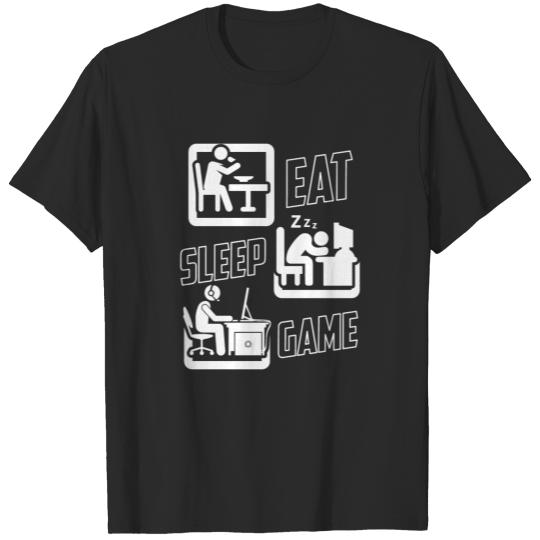 Eat sleep game life T-shirt