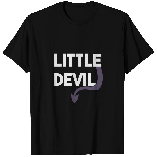 Little Devil Tail Purple Halloween T-shirt