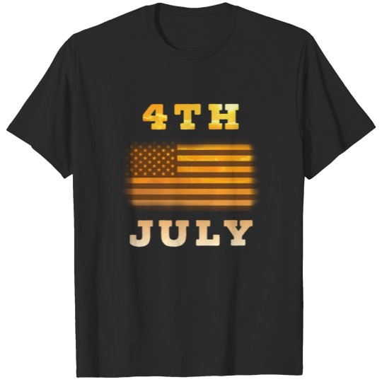 Discover America Flag 4th July Independence USA gift T-shirt