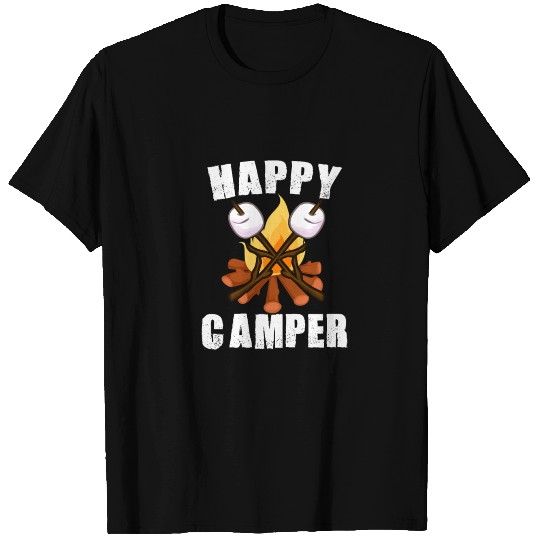 Happy Camper - Campfire / Funny Gift T-Shirt T-shirt