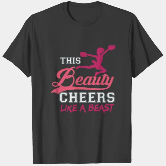 Cheerleader Beauty Beast T-shirt