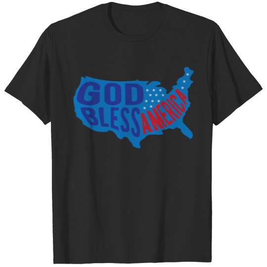 Discover God Bless America Nation Patriot Gift Idea T-shirt