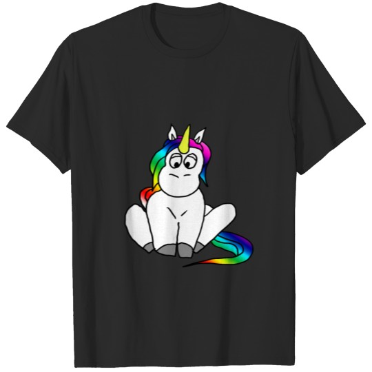 Unicorn Rainbow Pony Wonderland Fairy Tail Color T-shirt