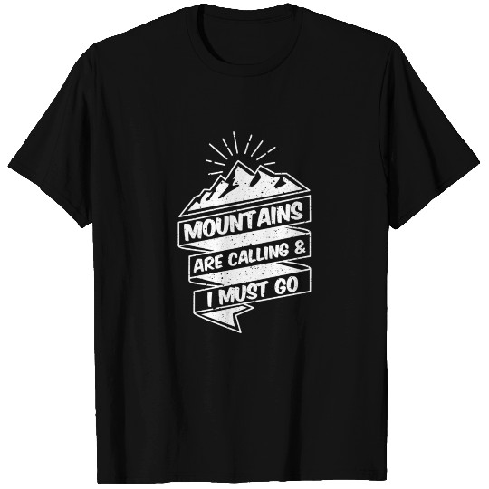 Mountains Tshirt, mountaineering, skiing, T-shirt