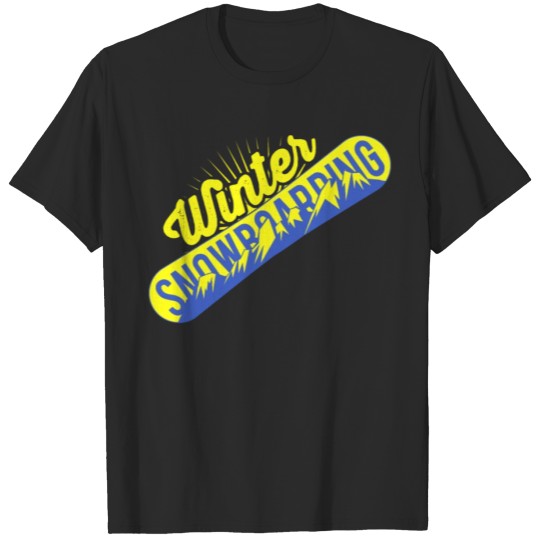 Discover Winter Snowboarding by T-shirt