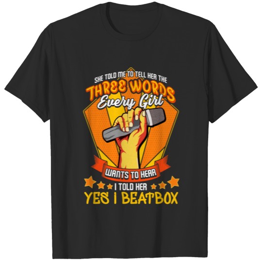 Discover Beatboxer Beatboxing Battle Music T-shirt