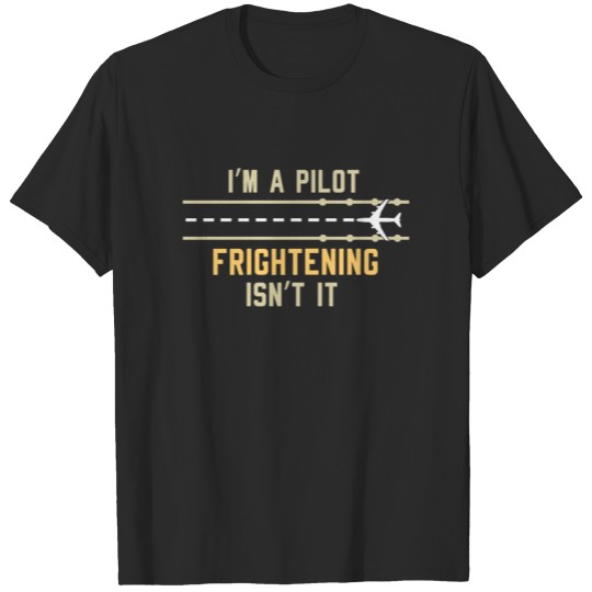 Discover Best Awesome Humorous Pilot Airplane Pilot Gifts T-shirt