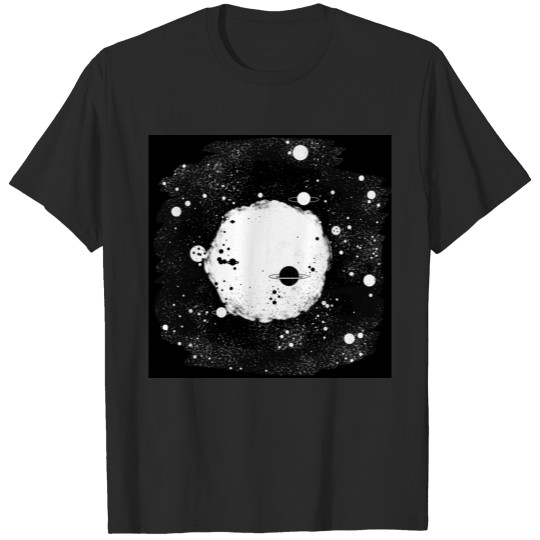 Black galaxy T-shirt