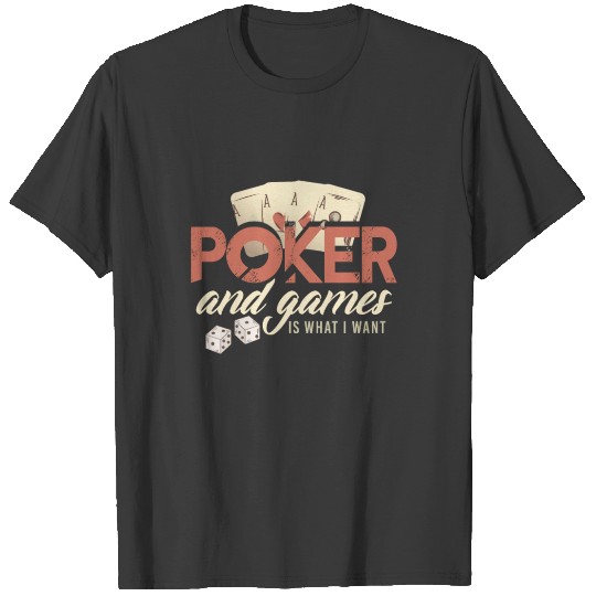 Discover poker game T-shirt