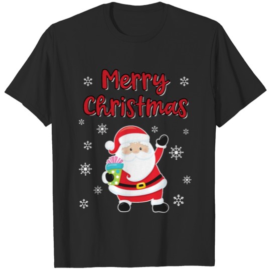 Discover Santa claus merry christmas present gift idea T-shirt
