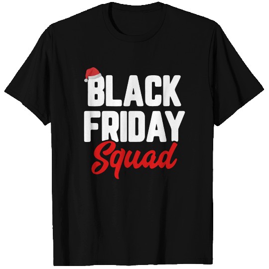 Black Friday Squad Shopping Team T-shirt