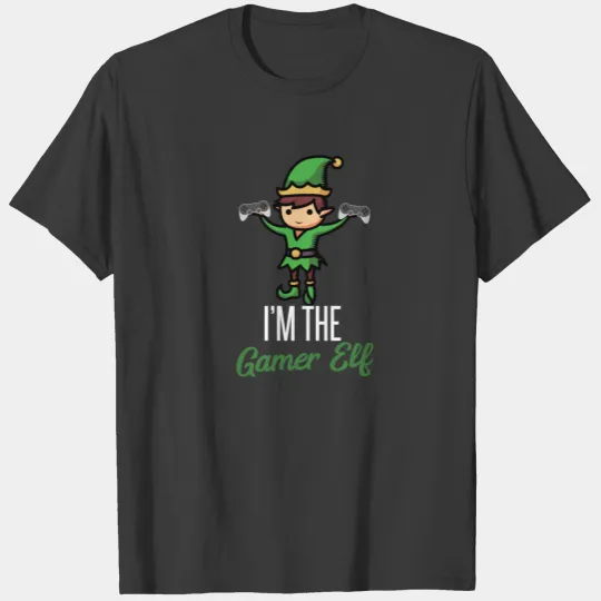 I'm The Gamer Elf Matching Family Group Christmas T-shirt