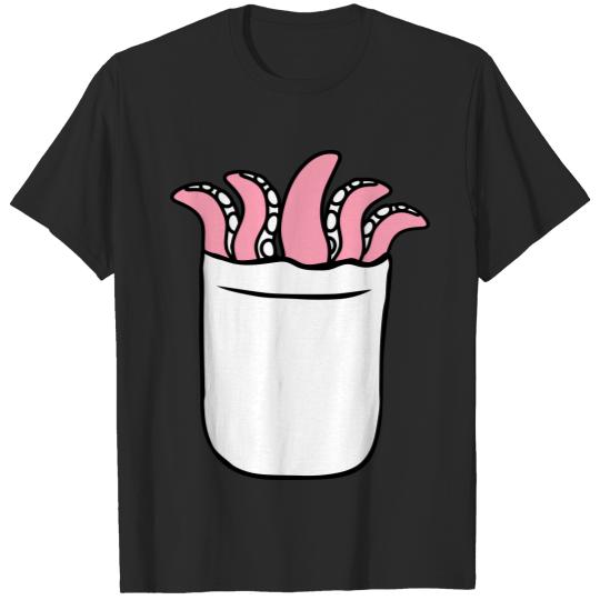 Discover octopus breast bag bag shirt bag on T-shirt