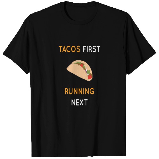 Funny Tacos and Running T-shirt