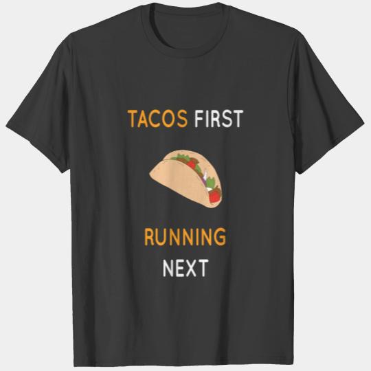 Funny Tacos and Running T-shirt