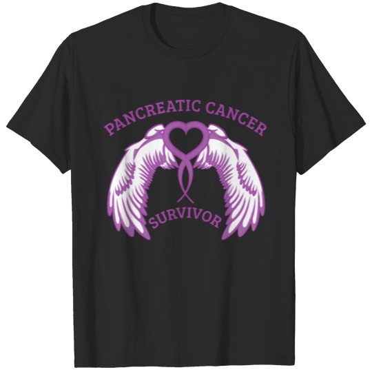 Discover Pancreatic Cancer Survivor Awareness Pancreas T-shirt