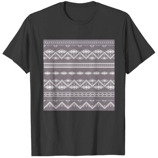 Modern Tribal Geometric Stripe Pattern in T-shirt