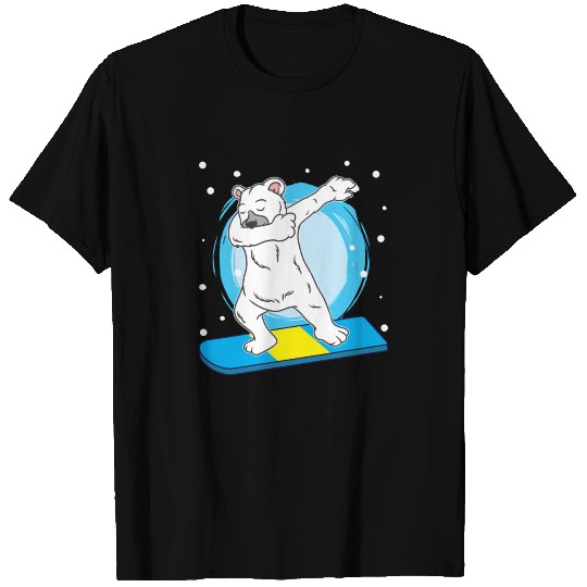 Snowboard Polar Bear Dab Polar Bear Dabbing T-shirt