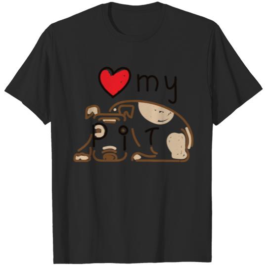 Discover LOVE MY PIT T-shirt
