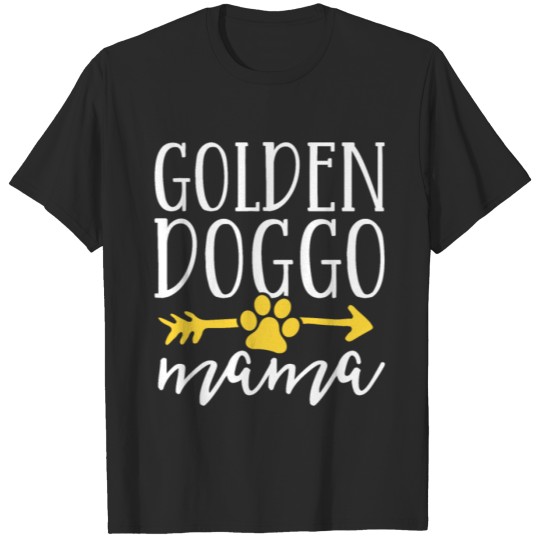 Discover Golden Retriever Mama Gift Doggo Fur Mom Dog T-shirt