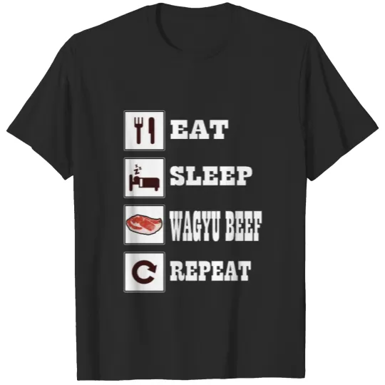 Discover Wagyu Beef Steak BBQ Grill Meat Steak Barbecue T-shirt