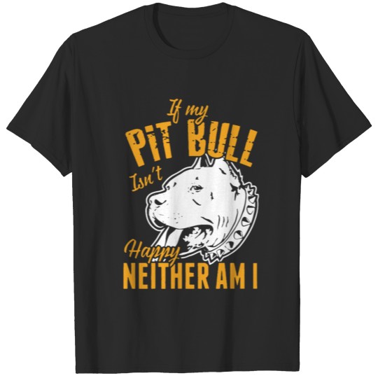 Discover Happy Pit Bull T-shirt