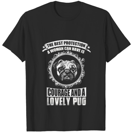 Discover Lovely Pug T-shirt