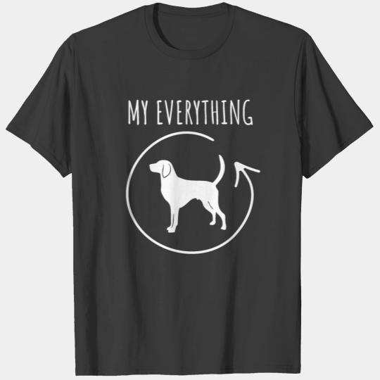 American Foxhound Dog Silhouette T-shirt